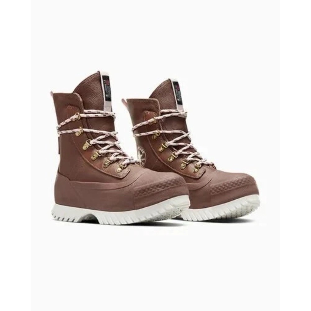 Chuck Taylor All Star Lugged 2.0 CC X-Hi Waterproof Boots Women's Brown Sz 9 NEW